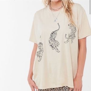 Urban Outfitters Project Social T Tiger Oversized Shirt